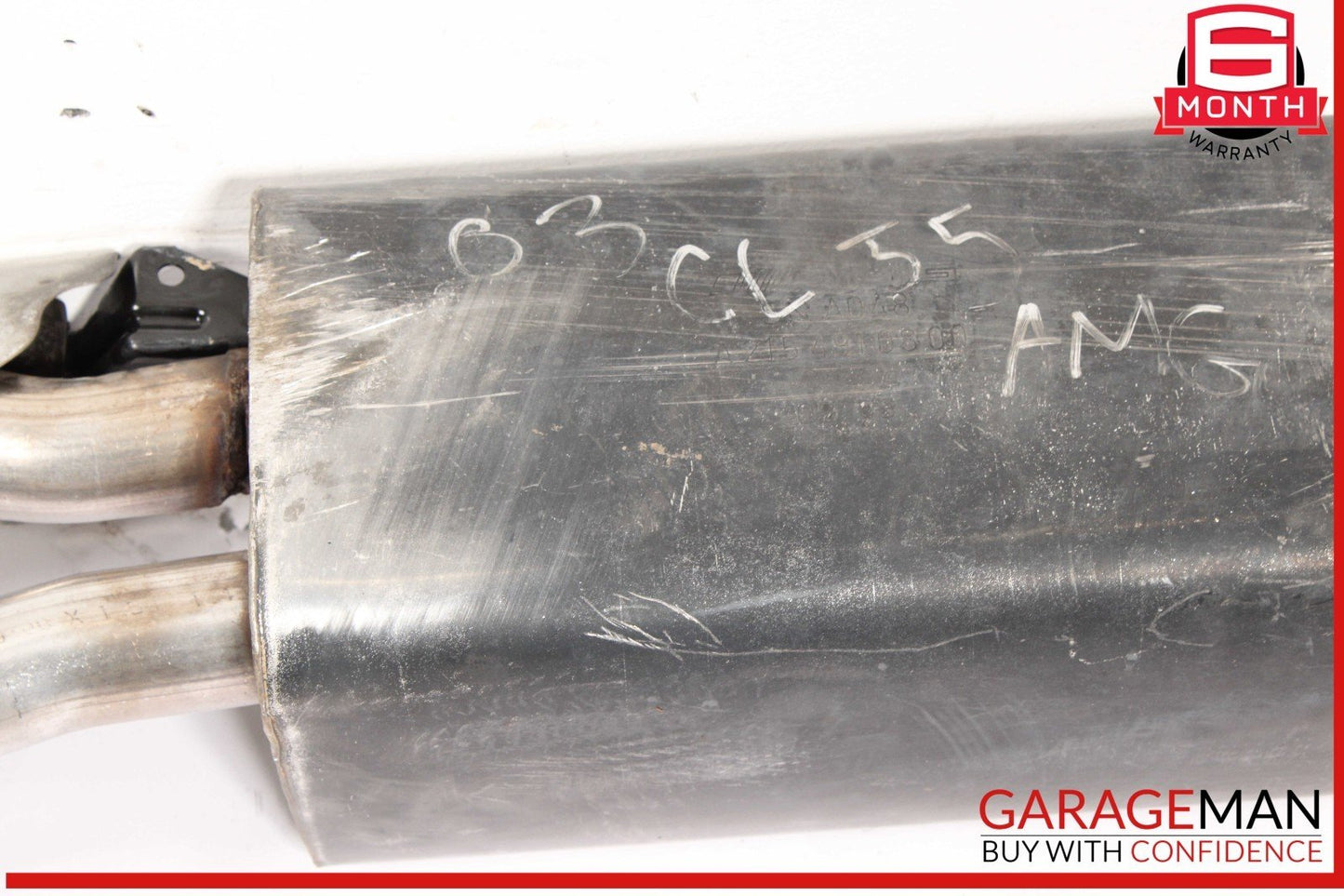 03-06 Mercedes W220 S430 S65 AMG Exhaust Muffler Quad Tips Left & Right OEM