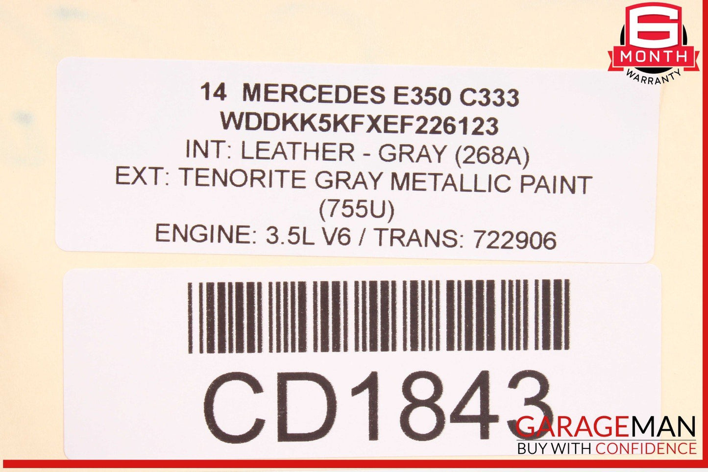 14-16 Mercedes W212 E350 RWD 7G-Tronic Automatic Transmission 722.906 OEM