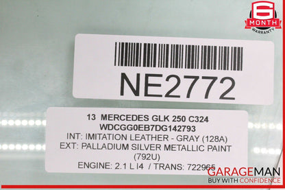 10-15 Mercedes X204 GLK350 Front Left Driver Side Door Window Glass OEM