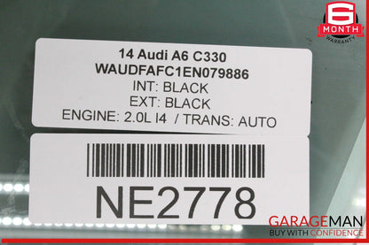 12-18 Audi A6 S6 Front Left Driver Side Door Window Glass OEM