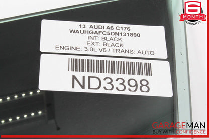12-18 Audi A6 Front Left Driver Side Door Window Auto Glass OEM