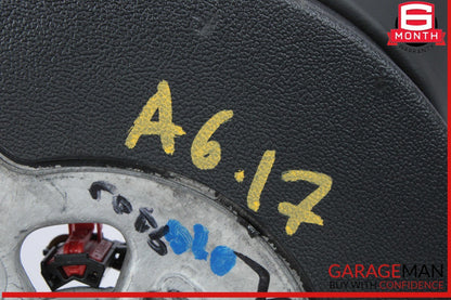 16-18 Audi A6 A7 Front Left Driver Side Steering Wheel Black 4G0419091BF OEM