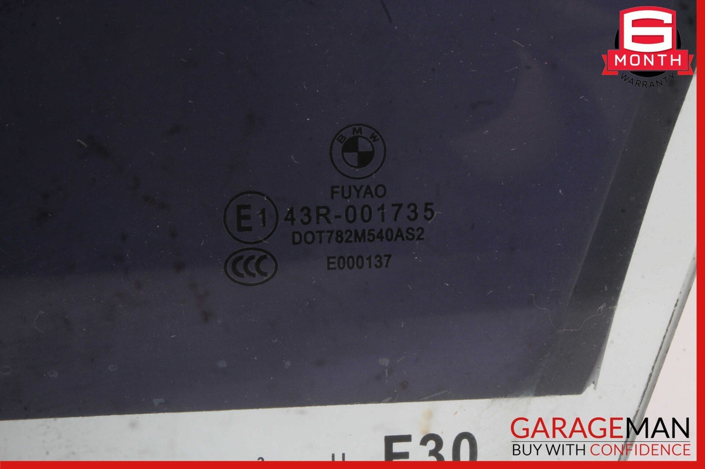 12-18 BMW F30 328i 335i 330e 340i Front Left Side Door Window Glass OEM