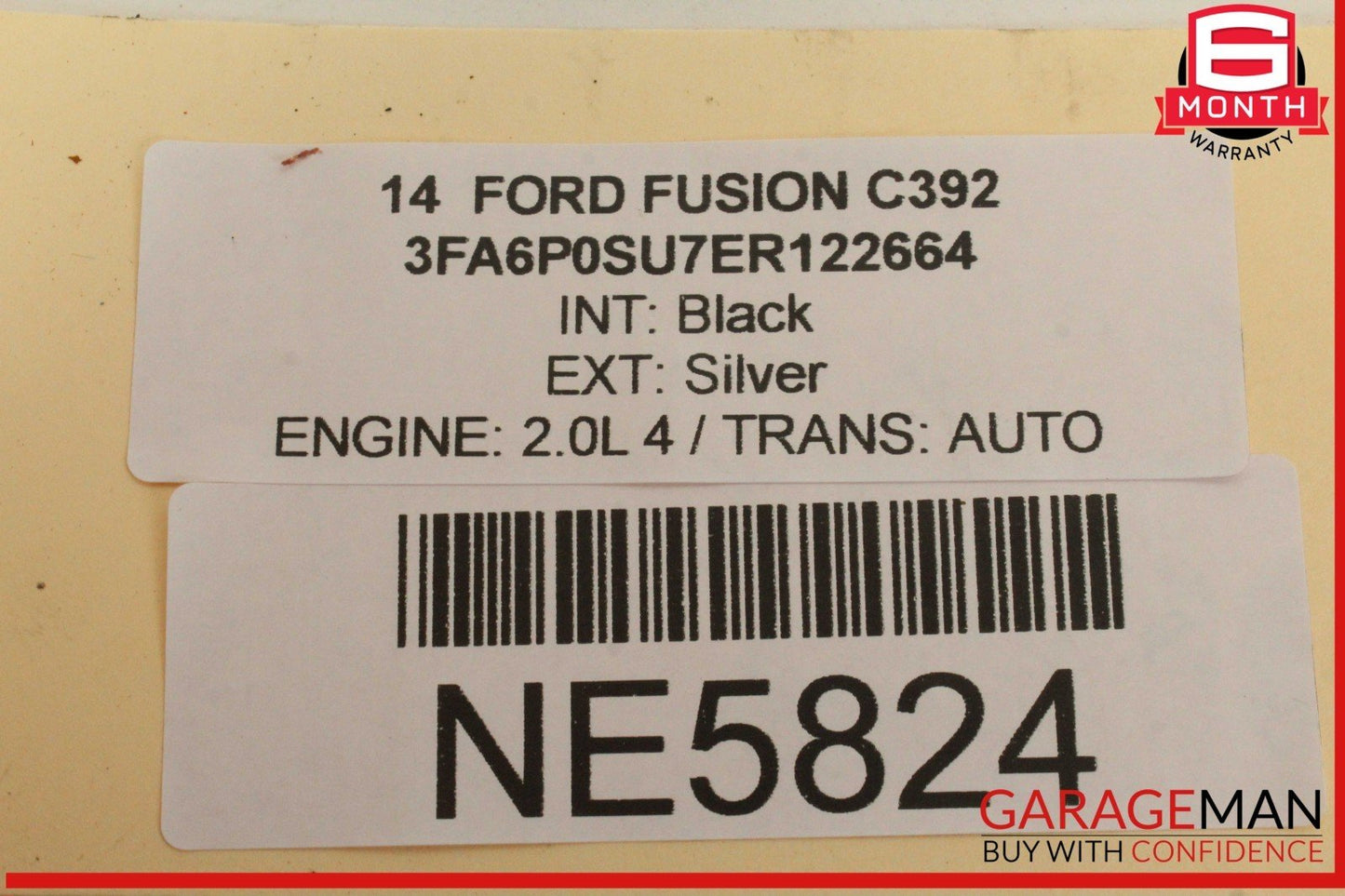 13-16 Ford Fusion Front Left Driver Side Multifunction Steering Wheel Black OEM