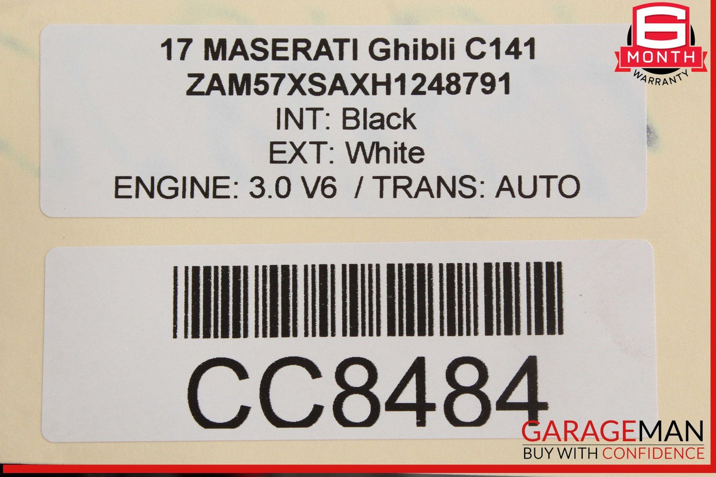14-22 Maserati Ghibli Quattroporte Water Cooling Radiator A/C Condenser OEM