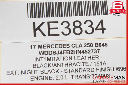 12-20 Mercedes W117 CLA250 GLK350 Right Side Exterior Door Handle OEM