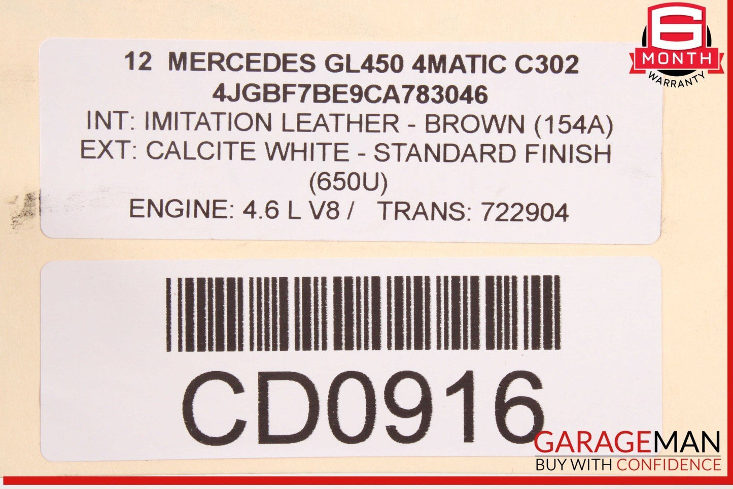 06-13 Mercedes X164 GL450 ML350 Engine Motor Radiator Cooling Fan Assembly OEM