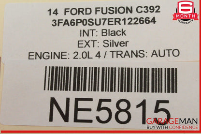 14-15 Ford Fusion Front AC Air Conditioning Temperature Climate Control Panel