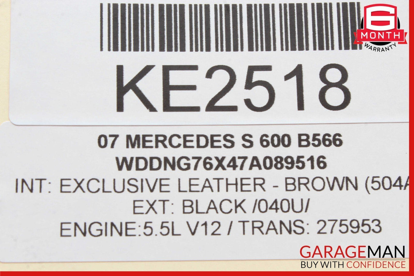 07-14 Mercedes W221 S600 S65 AMG Rear Side Lower Control Arm 1403521205 OEM