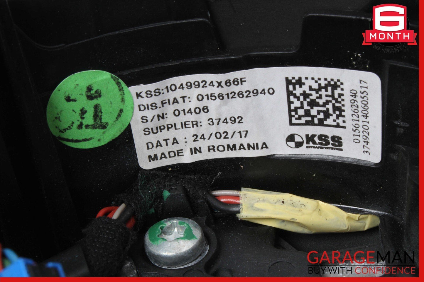 17-19 Alfa Romeo Giulia Sport Heated Steering Wheel Assembly 01561262940 OEM