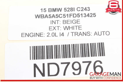 11-16 BMW 528i 535i F10 Rear Left & Right Side Door Midrange w/ Tweeter Speaker