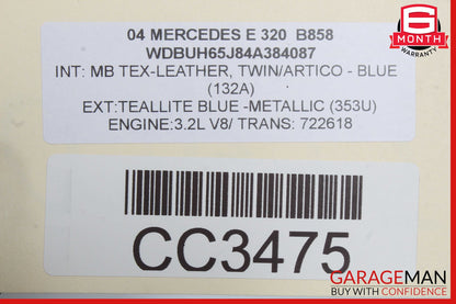 03-06 Mercedes W211 E320 E500 Interior Door Panel Front Right Side OEM