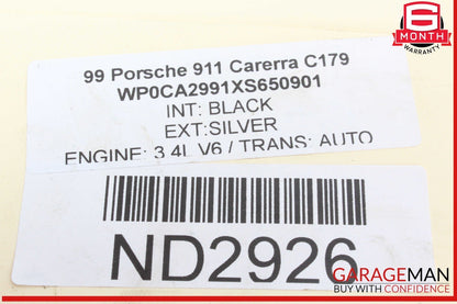99-05 Porsche 911 996 Right Side Door Window Regulator Motor Plate OEM