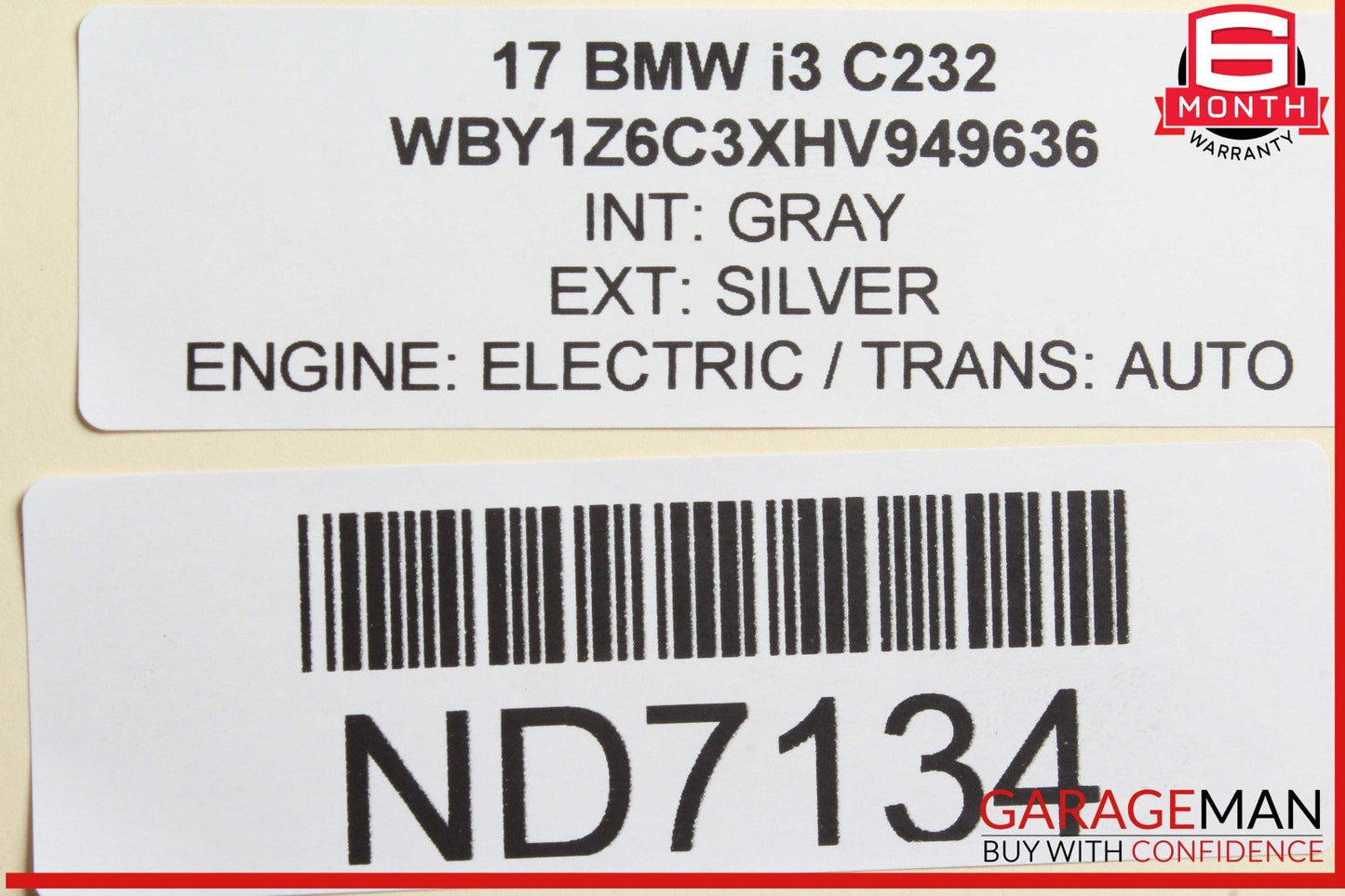 14-21 BMW i3 I01 Engine Radiator Cooling Fan Shroud Motor Assembly OEM