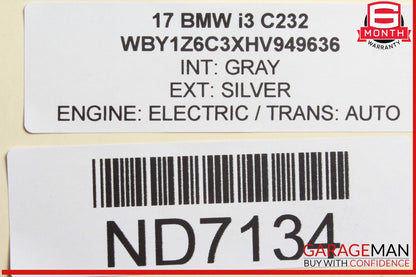 14-21 BMW i3 I01 Engine Radiator Cooling Fan Shroud Motor Assembly OEM