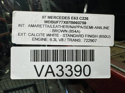 03-09 Mercedes W211 E63 AMG E500 Front Right Side Door Window Auto Glass OEM