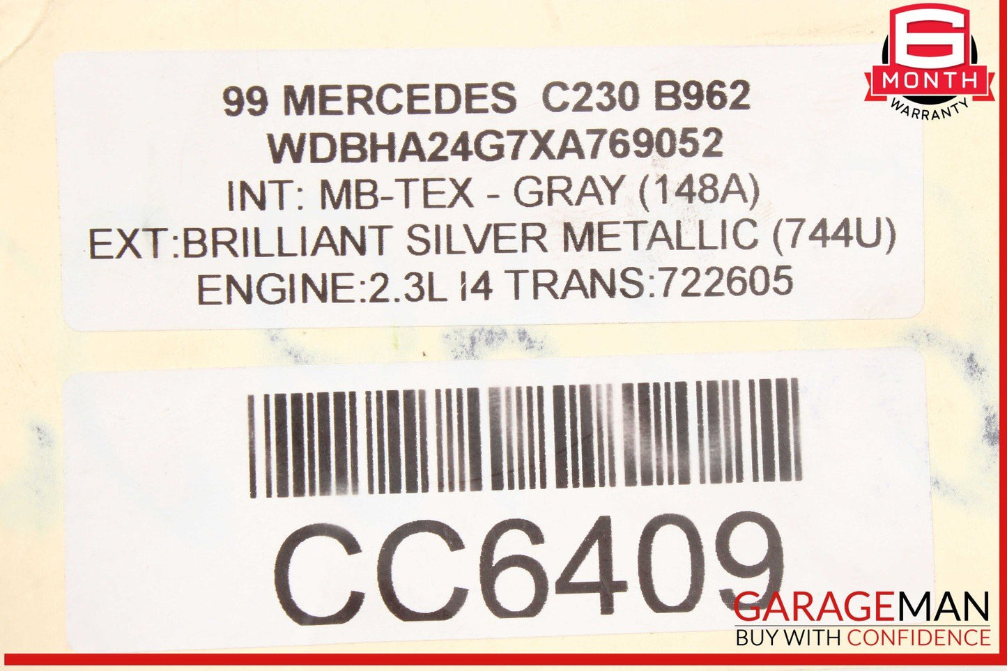97-04 Mercedes W202 C230 Engine Cooling Radiator AC A/C Condenser OEM