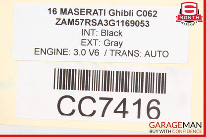 14-22 Maserati Ghibli M157 S Rear Right Side Interior Door Panel OEM