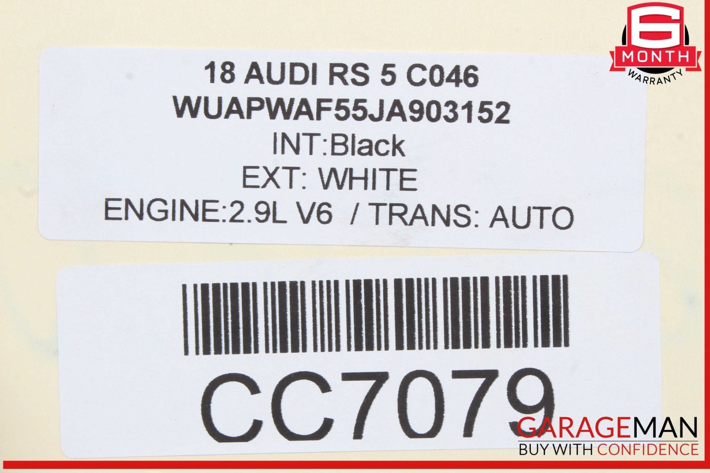 18-24 Audi RS5 A5 Sportback Fuel Gas Tank Reservoir Assembly 8W6201021 OEM