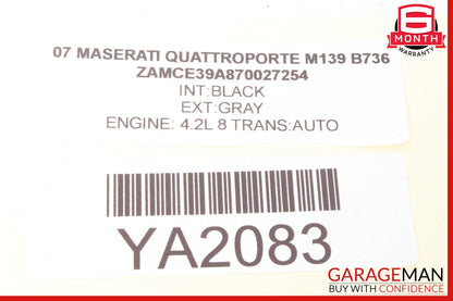03-08 Maserati Quattroporte M139 Rear Center Console Arm Rest Armrest OEM
