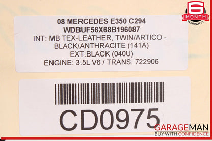 07-12 Mercedes W211 E350 RWD 7G Tranny Automatic Transmission 722.904 OEM 189k