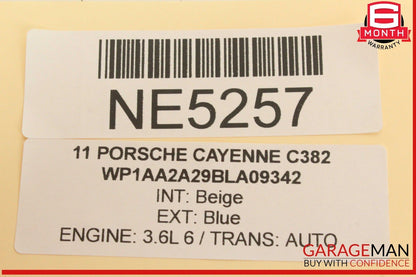 10-18 Porsche Cayenne 958 Panamera 970 Rear Left and Right Door Audio Speaker