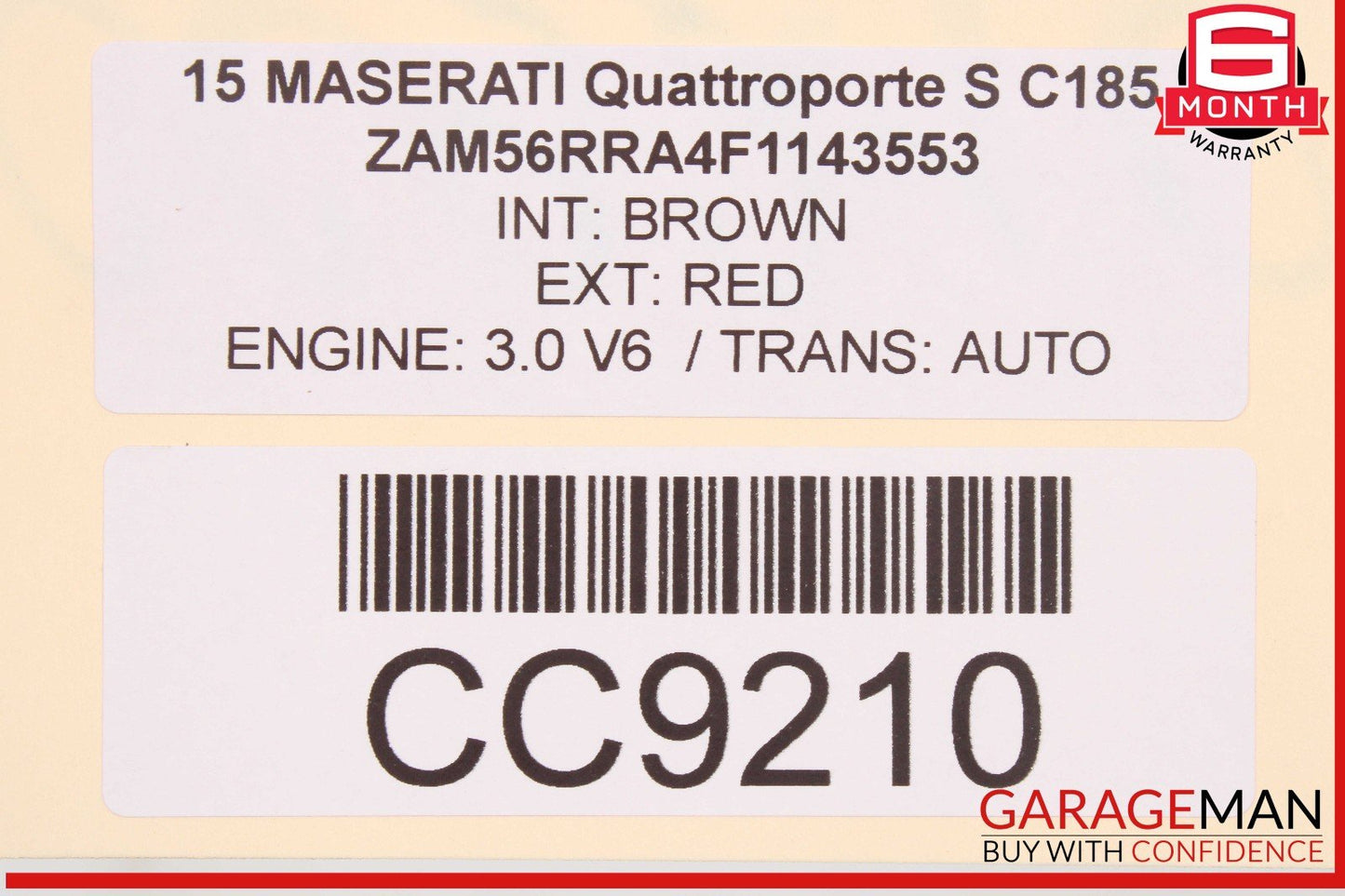 14-24 Maserati Quattroporte M156 S AWD 3.0L Automatic Transmission OEM