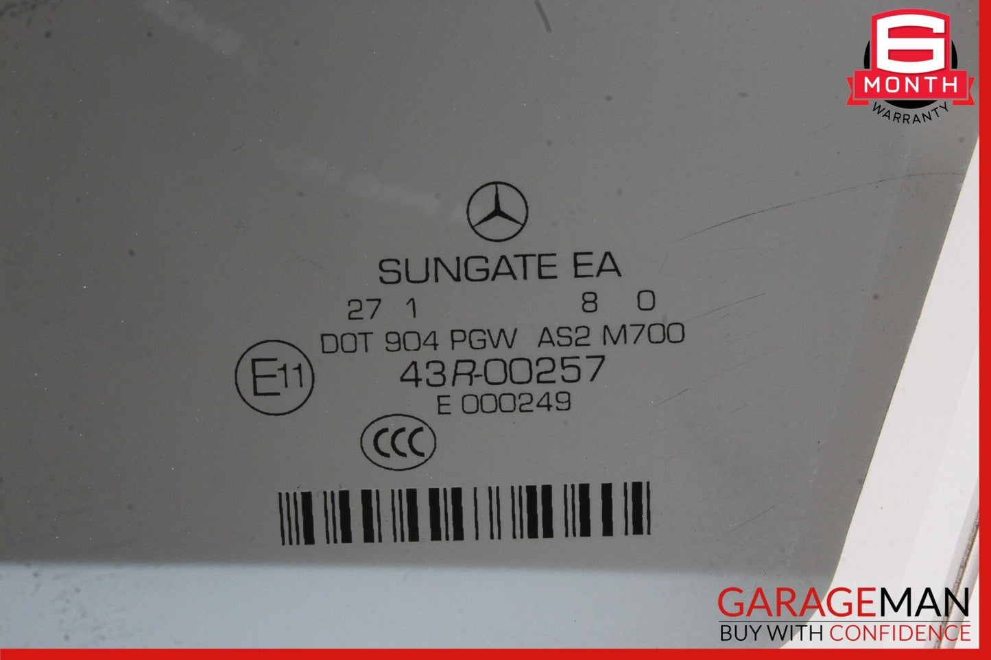 07-13 Mercedes W221 S400 S600 Front Left Driver Side Door Window Glass OEM