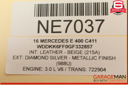 14-17 Mercedes W207 E400 E350 Rear Right Side Inner Tail Light Lamp OEM