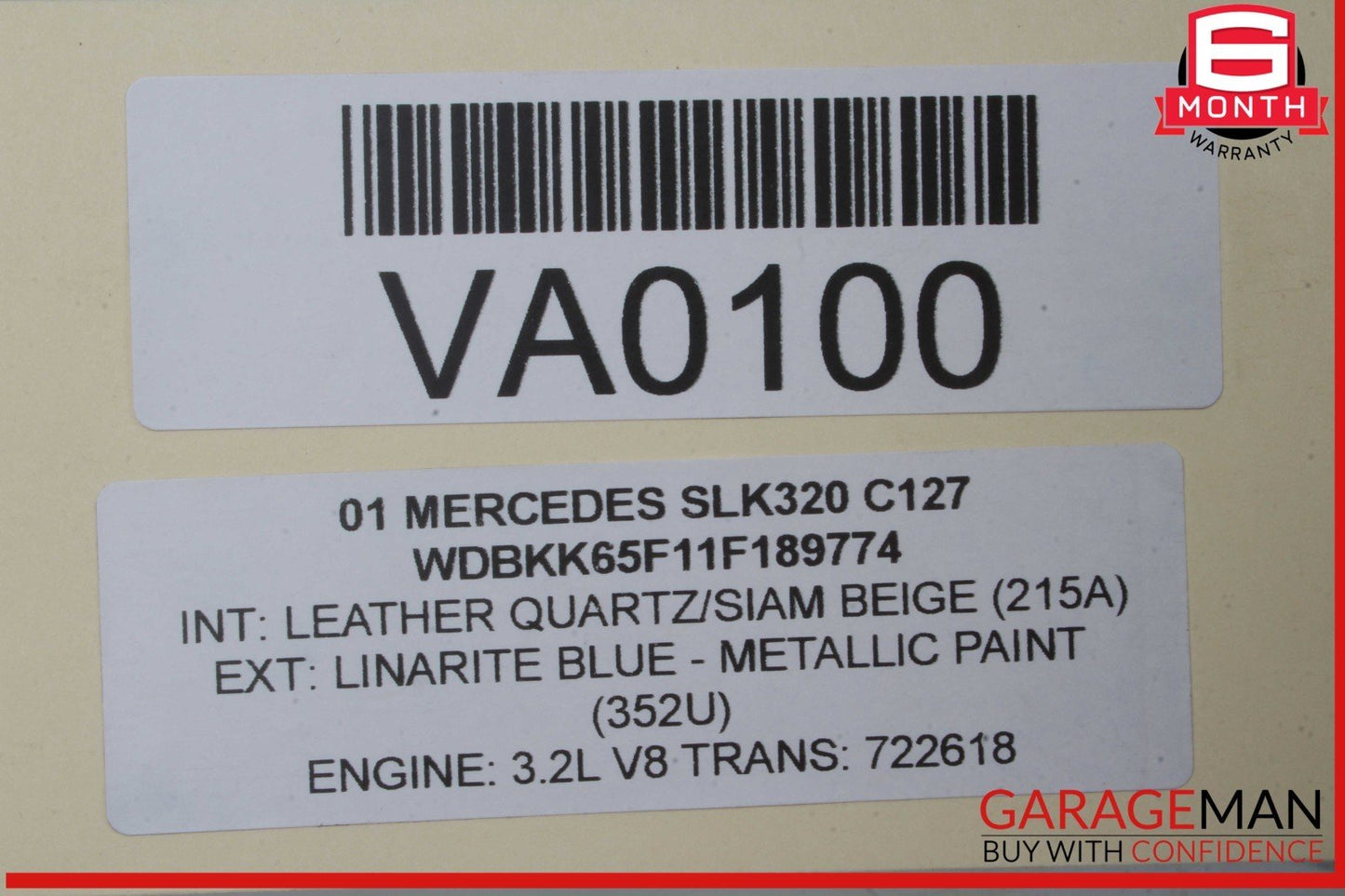 97-04 Mercedes R170 SLK320 Front Right & Left Side Door Sound Speaker Set OEM
