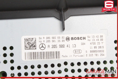 15-19 Mercedes W205 C300 Front Dash Navigation Display Screen Monitor Unit OEM
