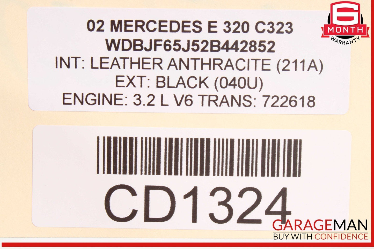 98-02 Mercedes W210 E320 Engine Motor Cooling Radiator Assembly OEM