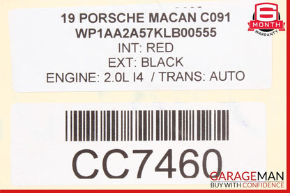 15-24 Porsche Macan 95B Front Right & Left Complete Seat Set of 2 Pc Red OEM