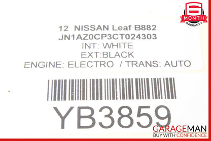 11-12 Nissan Leaf Steering Wheel OEM