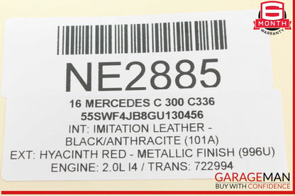 15-19 Mercedes W205 C300 C350e Dash Navigation Display Screen Monitor Unit OEM