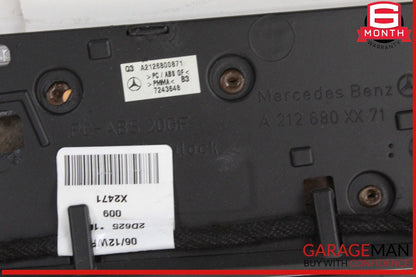 10-13 Mercedes W212 E350 Front Center Dash AC A/C Air Vent Trim Assembly OEM