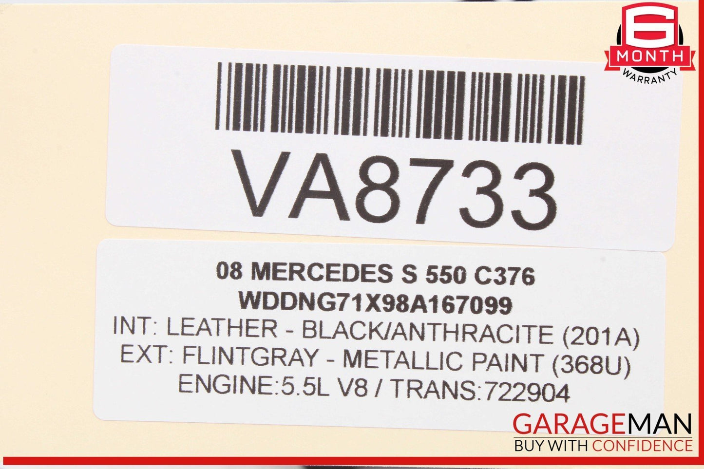 07-09 Mercedes W221 S550 Rear Right and Left Side Door Audio Sound Speaker Set