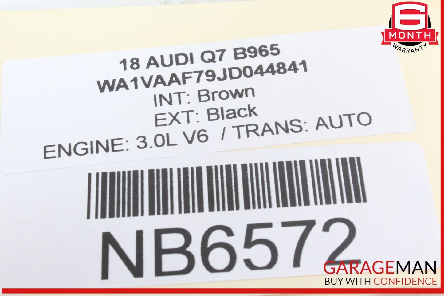 17-19 Audi Q7 Right Side Engine Cylinder Head Camshaft Cover 06E103286 OEM