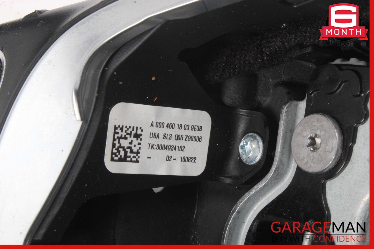 15-18 Mercedes W205 C300 GLC300 Steering Wheel Black w/ Paddle Shifters Assy OEM