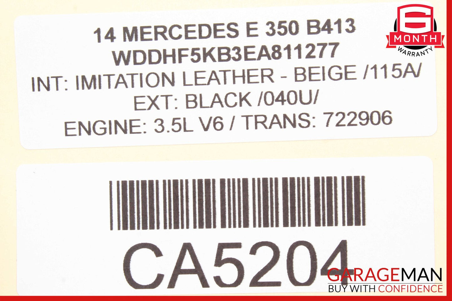 08-18 Mercedes W212 E350 C350 Rear Right Side Door Lock Latch Actuator OEM
