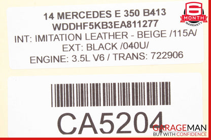 08-18 Mercedes W212 E350 C350 Rear Right Side Door Lock Latch Actuator OEM