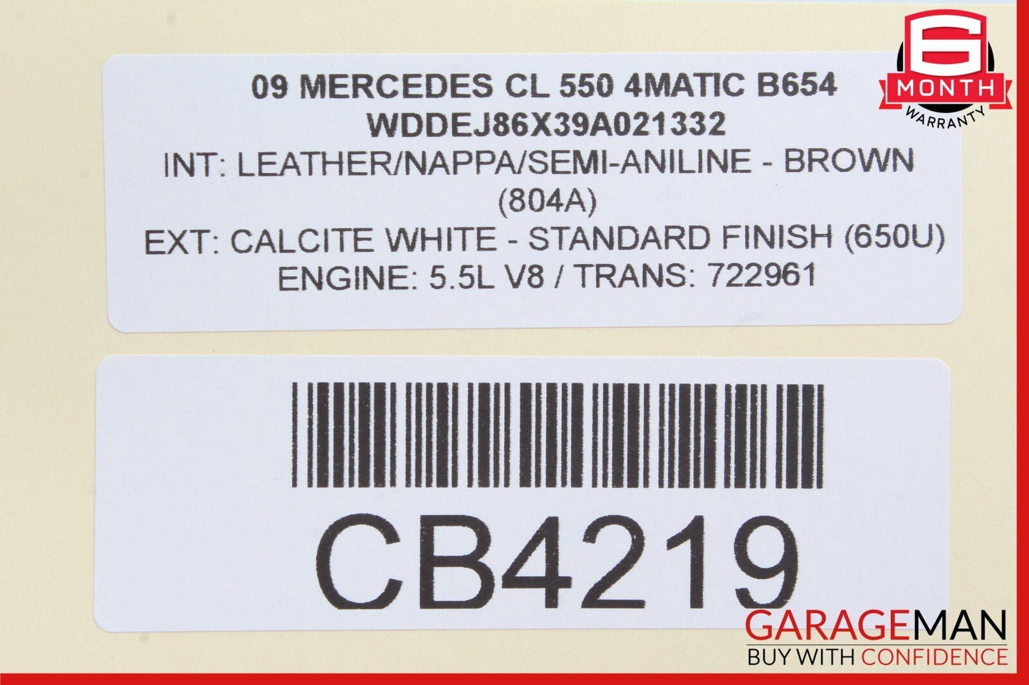 07-14 Mercedes W216 CL550 S550 Front Left Door Lock Latch Actuator Keyless Go