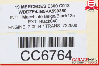 15-20 Mercedes W213 E300 C300 9G Automatic Transmission Assy 725.008 OEM 118k