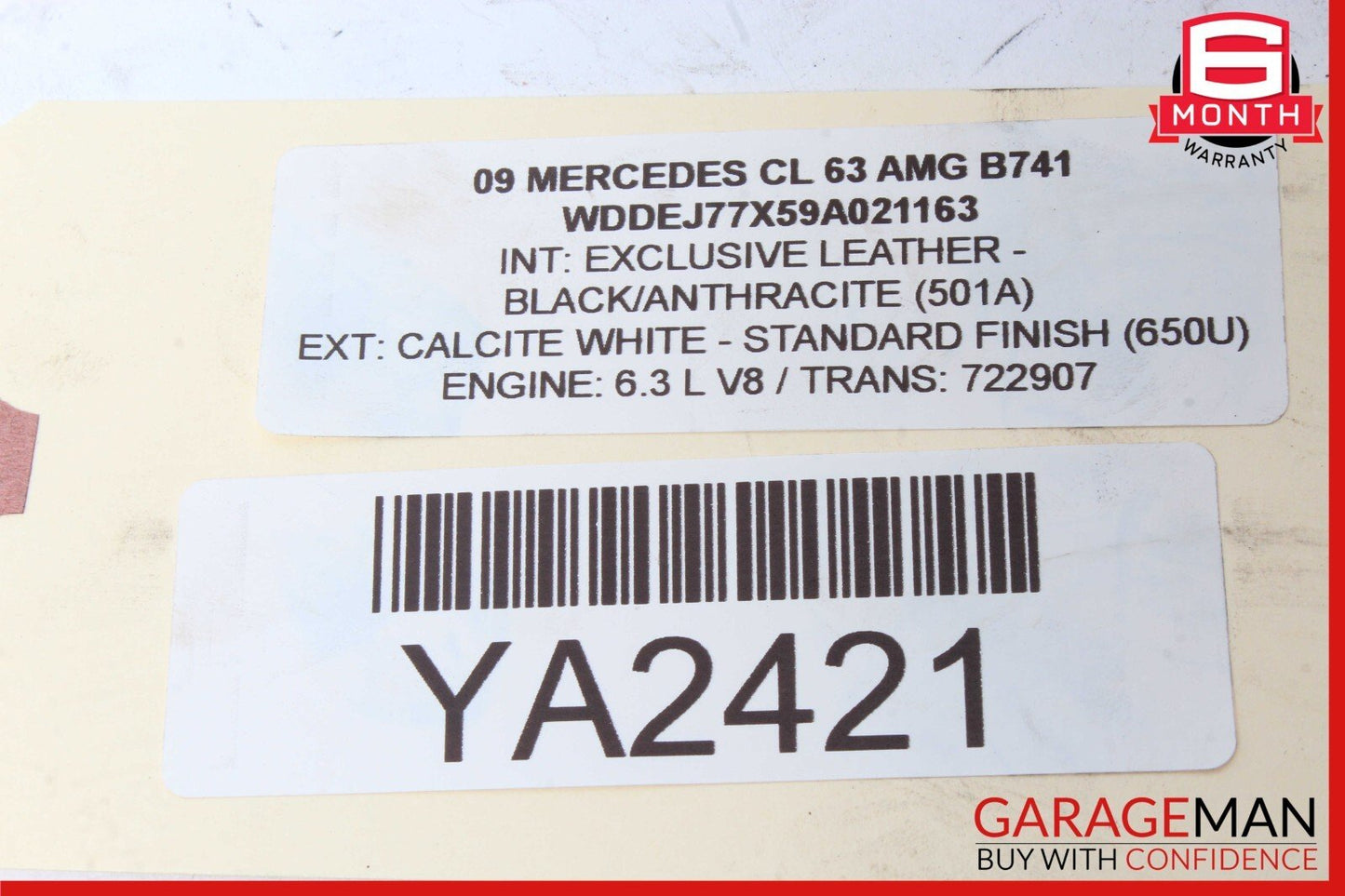 07-14 Mercedes W216 CL63 S65 S63 AMG Rear Left And Right Brake Caliper Set of 2