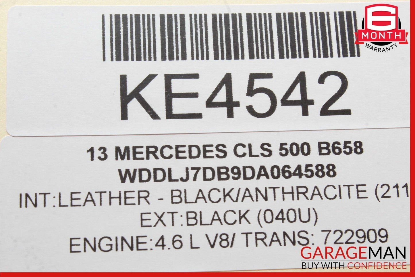 08-17 Mercedes W218 CLS500 Rear Right / Left Side Suspension Upper Control Arm