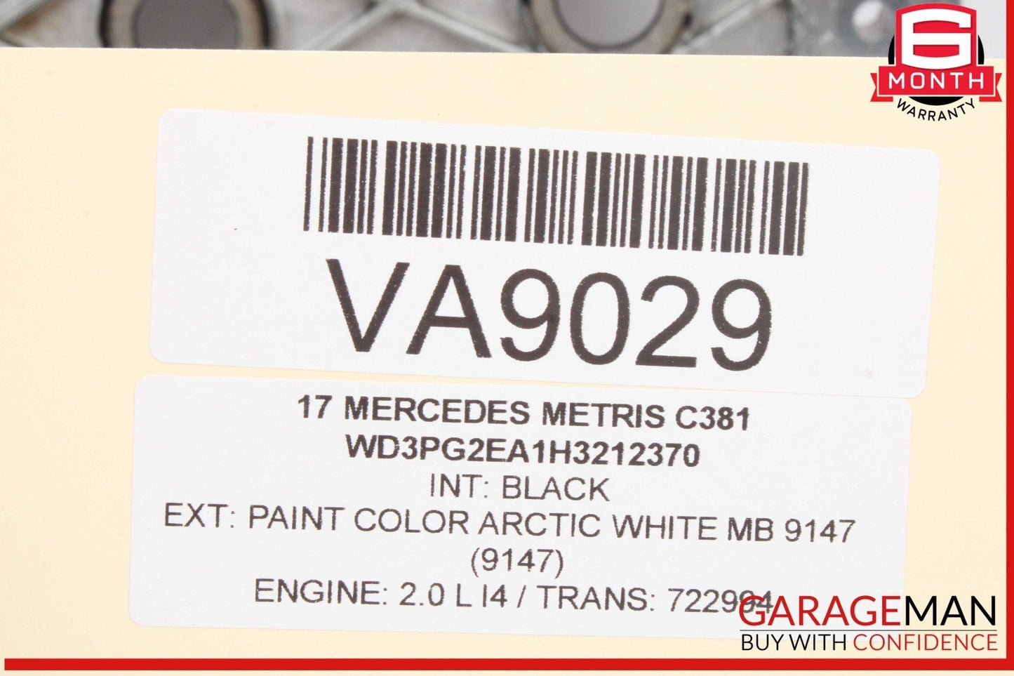 15-23 Mercedes W447 Metris C300 Engine Cylinder Head Valve Cover 2740100603 OEM