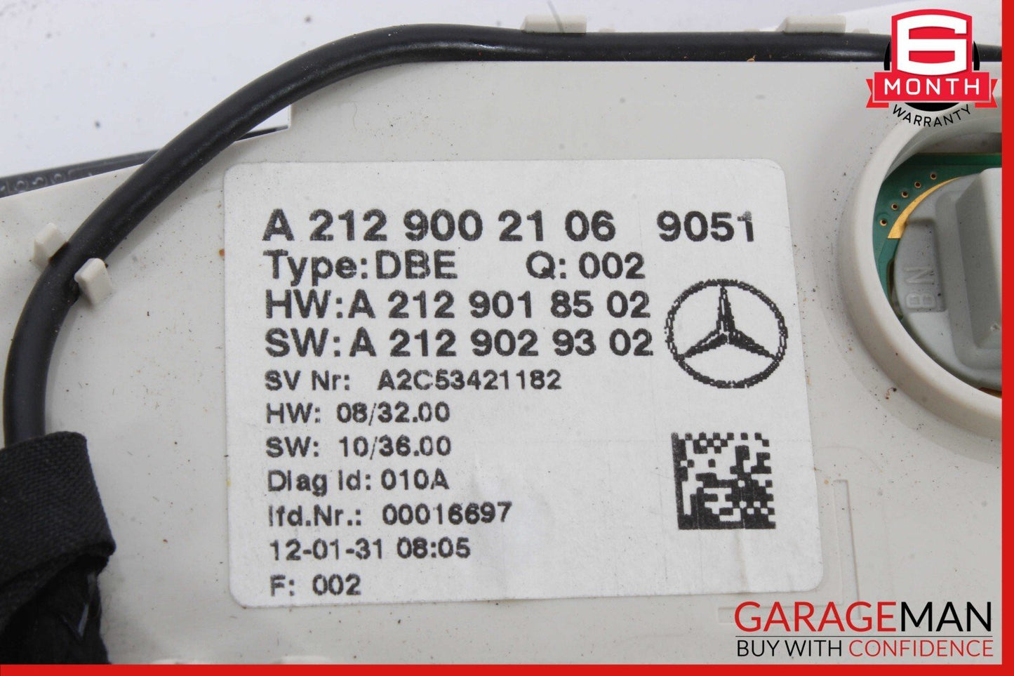 12-18 Mercedes W212 E350 E550 CLS500 Front Overhead Dome Light Assembly OEM