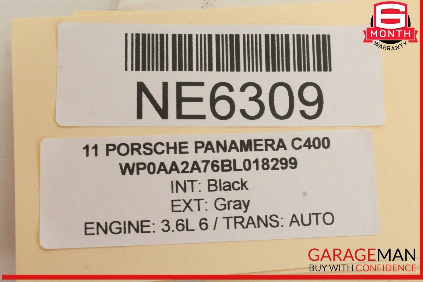 11-14 Porsche Panamera 970 Front Left Side Steering Wheel w/ Paddle Shifters OEM