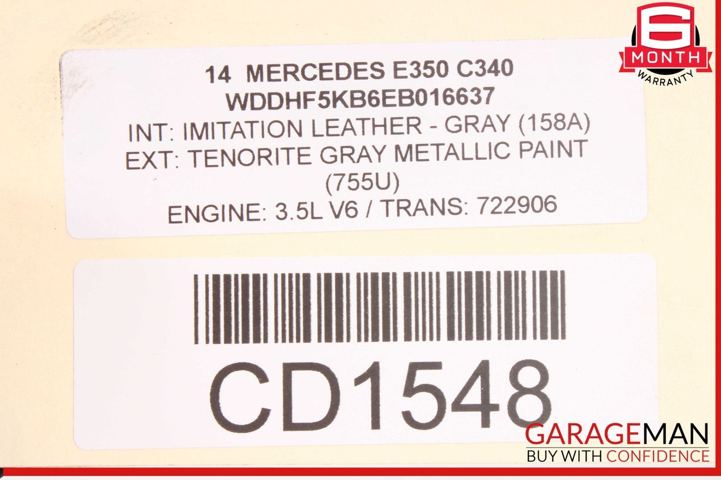 14-16 Mercedes W212 E350 RWD 7G-Tronic Automatic Transmission 722.906 OEM 91k