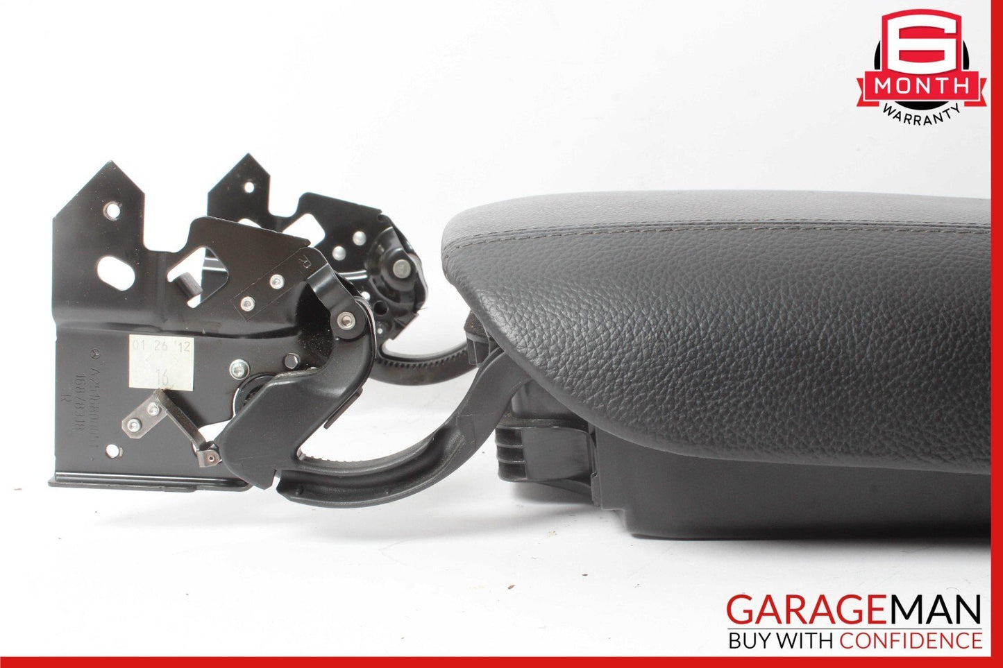10-13 Mercedes W251 R350 Center Console Arm Rest Storage Cover Black OEM
